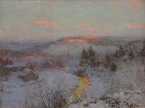 Albany in the Snow-Walter Launt Palmer-Mounted Giclee Print