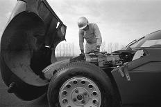 A Test Driver of the Alfa Romeo-Walter Mori-Framed Premier Image Canvas