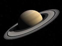 Saturn From Iapetus, Artwork-Walter Myers-Photographic Print