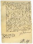 Letter from Sir Walter Raleigh to Robert Dudley, Earl of Leicester, 29th March 1586-Walter Raleigh-Laminated Giclee Print