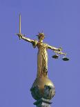 The Scales of Justice Above the Old Bailey Law Courts, Inns of Court, London, England, UK-Walter Rawlings-Photographic Print