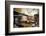 Walter Scale in the Kitchen of His Geodesic Dome House with His Children-John Dominis-Framed Photographic Print