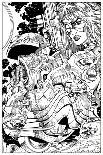 Star Slammers No. 5 Cover - Inks-Walter Simonson-Framed Art Print