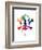 Walter Skull Watercolor-Lora Feldman-Framed Premium Giclee Print