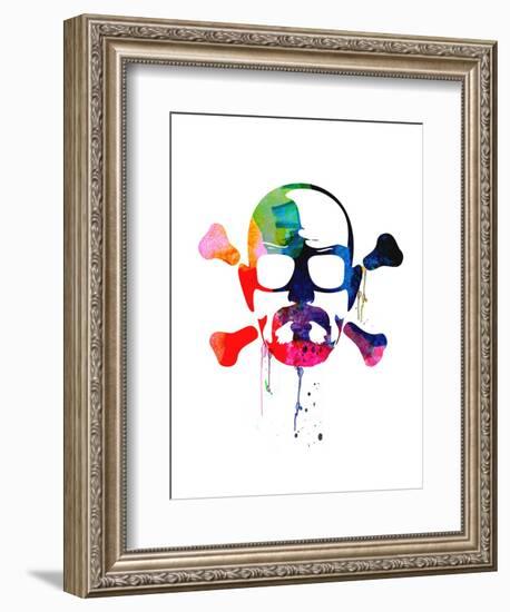 Walter Skull Watercolor-Lora Feldman-Framed Premium Giclee Print