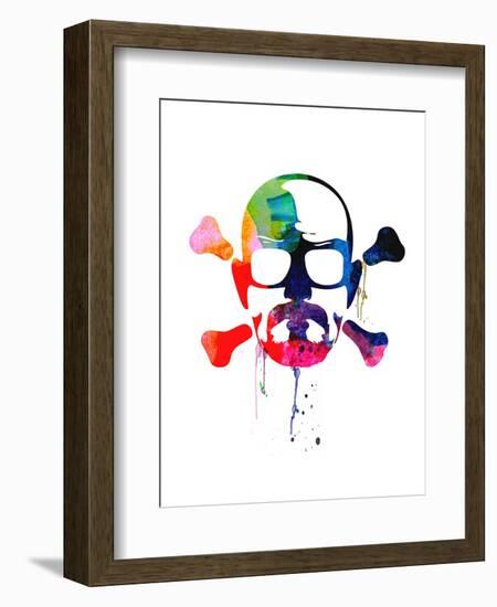 Walter Skull Watercolor-Lora Feldman-Framed Premium Giclee Print