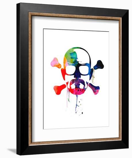 Walter Skull Watercolor-Lora Feldman-Framed Premium Giclee Print