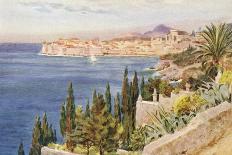 Market Day in Split (Now in Croatia) on the Dalmatian Coast-Walter Tyndale-Art Print