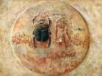 Scarab and Ra, Tomb of Seti, Egypt, 1910-Walter Tyndale-Giclee Print