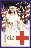 Join, American Red Cross-Walter W. Seaton-Framed Stretched Canvas