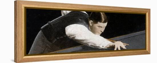 Walter 'Wally' Lindrum, World Billiards Champion, 1935-null-Framed Premier Image Canvas