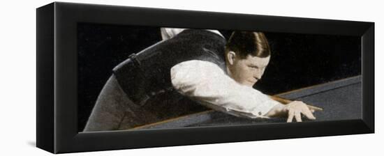 Walter 'Wally' Lindrum, World Billiards Champion, 1935-null-Framed Premier Image Canvas