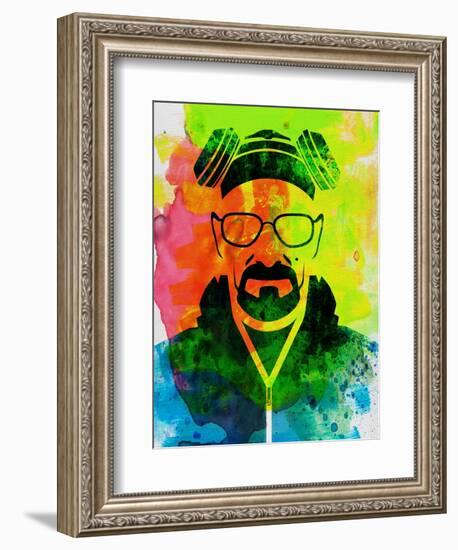 Walter White Watercolor 1-Anna Malkin-Framed Art Print