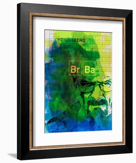 Walter White Watercolor 2-Anna Malkin-Framed Premium Giclee Print