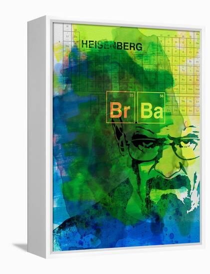 Walter White Watercolor 2-Anna Malkin-Framed Stretched Canvas