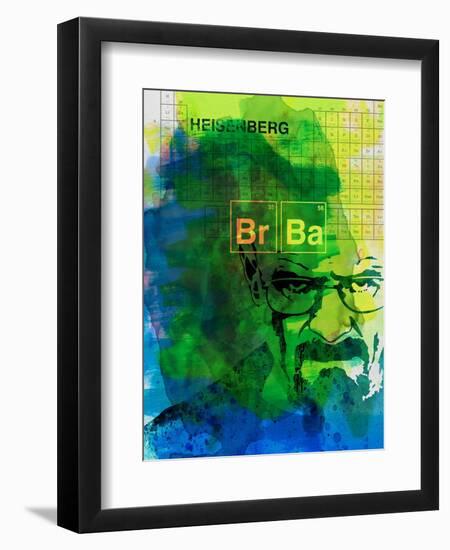 Walter White Watercolor 2-Anna Malkin-Framed Art Print