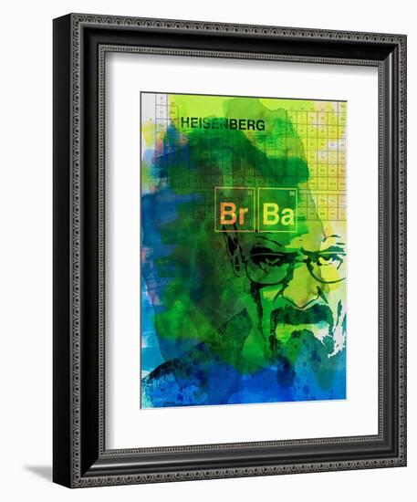 Walter White Watercolor 2-Anna Malkin-Framed Art Print