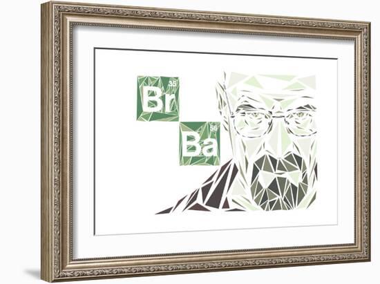 Walter White-Cristian Mielu-Framed Premium Giclee Print