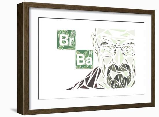 Walter White-Cristian Mielu-Framed Premium Giclee Print