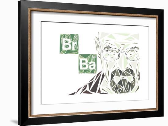 Walter White-Cristian Mielu-Framed Premium Giclee Print