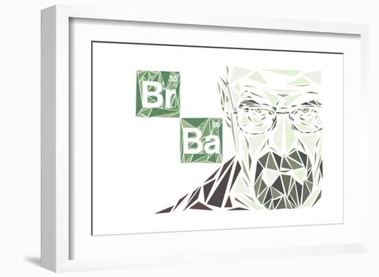 Walter White-Cristian Mielu-Framed Premium Giclee Print