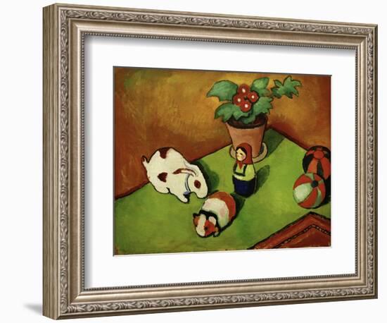 Walterchens Spielsachen (Walterchen's Toys), 1912-Auguste Macke-Framed Giclee Print