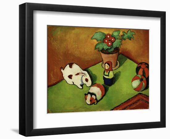 Walterchens Spielsachen (Walterchen's Toys), 1912-Auguste Macke-Framed Giclee Print