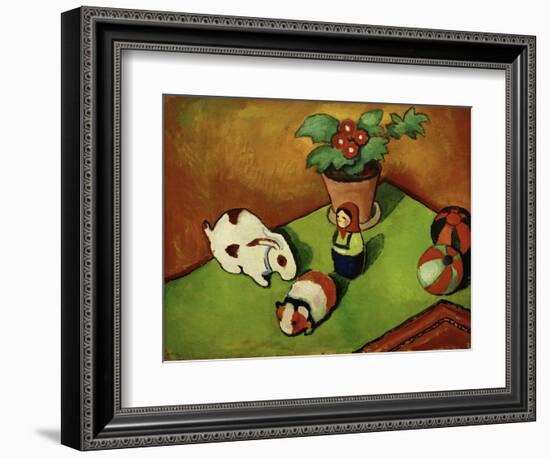 Walterchens Spielsachen (Walterchen's Toys), 1912-Auguste Macke-Framed Giclee Print