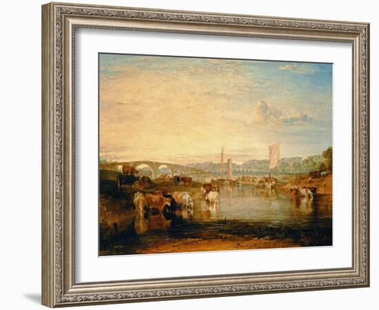 Walton Bridges-J. M. W. Turner-Framed Giclee Print