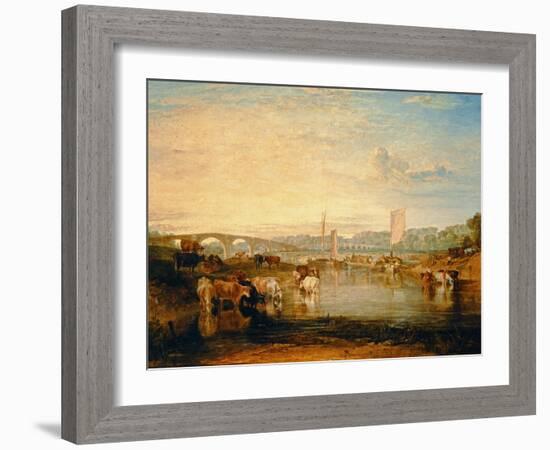 Walton Bridges-J. M. W. Turner-Framed Giclee Print