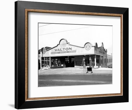 Walton Garage and Service Station, 1926-Chapin Bowen-Framed Giclee Print