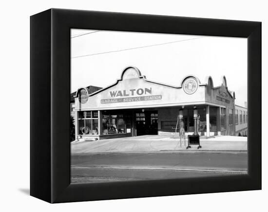 Walton Garage and Service Station, 1926-Chapin Bowen-Framed Premier Image Canvas