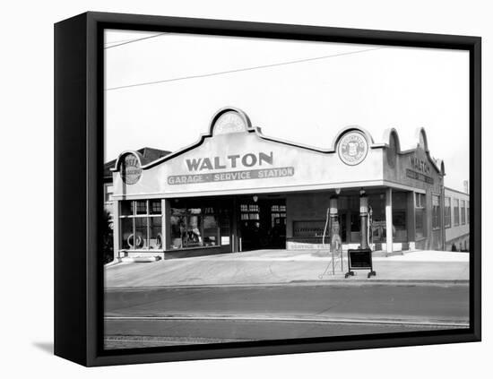 Walton Garage and Service Station, 1926-Chapin Bowen-Framed Premier Image Canvas