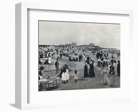 'Walton-on-the-Naze - Scene on the Beach', 1895-Unknown-Framed Photographic Print