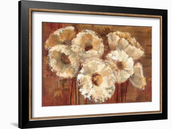 Waltzing Poppies-Silvia Vassileva-Framed Art Print