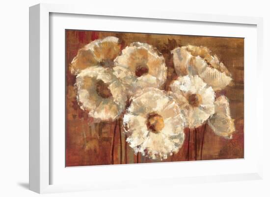 Waltzing Poppies-Silvia Vassileva-Framed Art Print