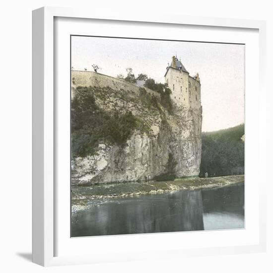 Walzin (Belgium), a XIIIth Century Castle Overlooking the Lesse Valley-Leon, Levy et Fils-Framed Photographic Print