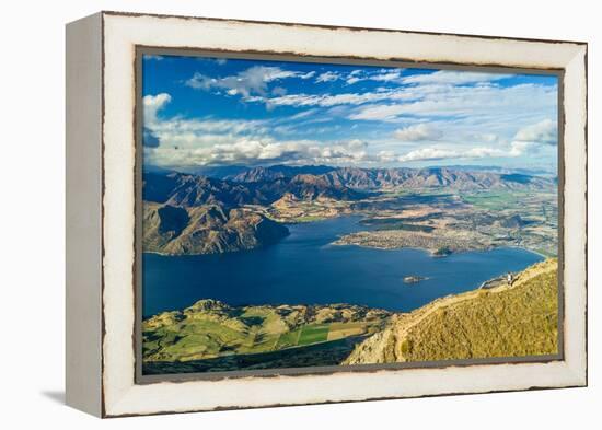 Wanaka, New Zealand. The strenuous yet highly rewarding hike to Roy's Peak.-Micah Wright-Framed Premier Image Canvas