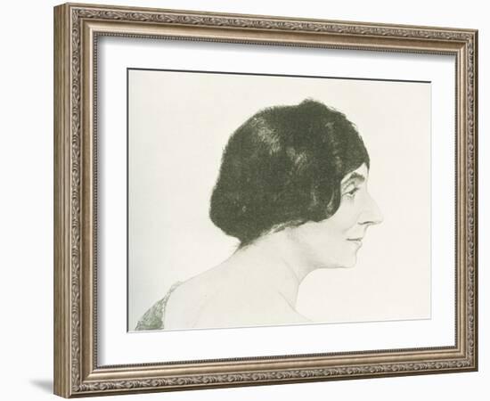 Wanda Landowska by Emil Orlik-Emil Orlik-Framed Giclee Print