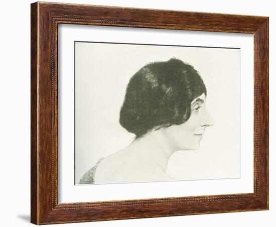 Wanda Landowska by Emil Orlik-Emil Orlik-Framed Giclee Print