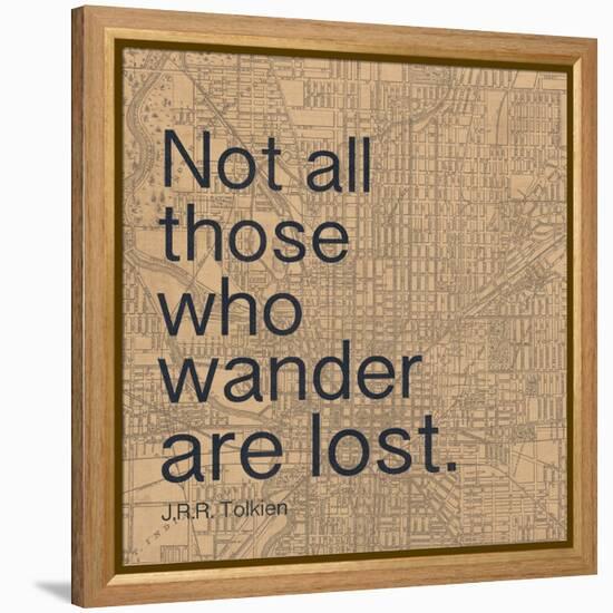 Wander-Lauren Gibbons-Framed Stretched Canvas