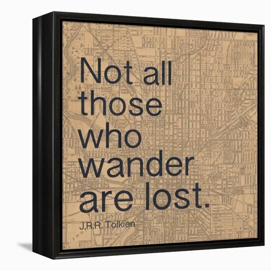 Wander-Lauren Gibbons-Framed Stretched Canvas