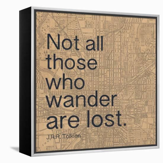 Wander-Lauren Gibbons-Framed Stretched Canvas