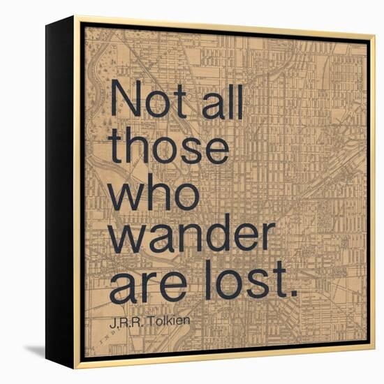 Wander-Lauren Gibbons-Framed Stretched Canvas