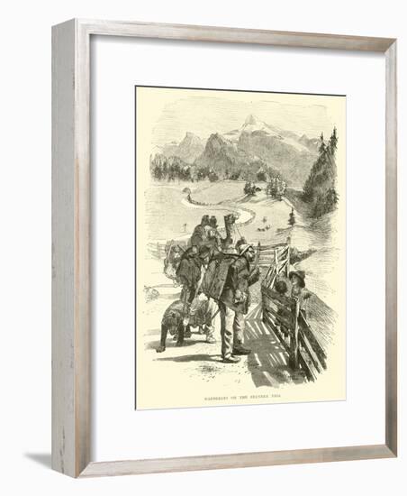 Wanderers on the Brenner Pass-null-Framed Giclee Print