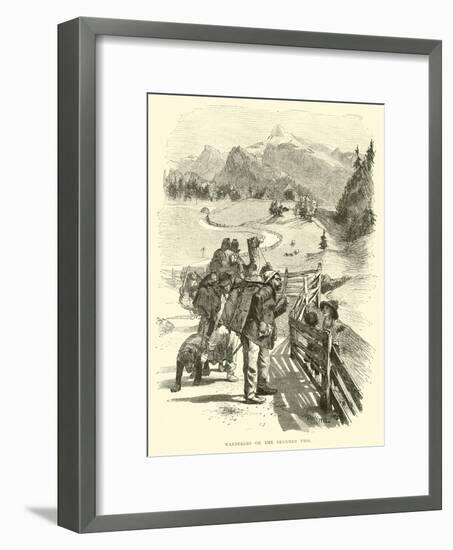 Wanderers on the Brenner Pass-null-Framed Giclee Print