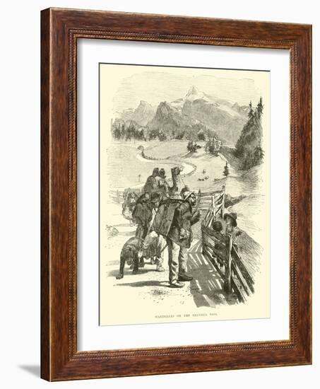 Wanderers on the Brenner Pass-null-Framed Giclee Print