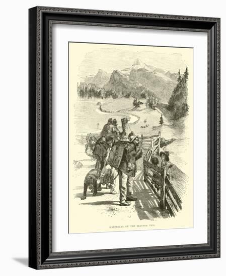 Wanderers on the Brenner Pass-null-Framed Giclee Print