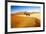 Wandering Dune of Sossuvlei in Namibia with Oryx Walking on It-mezzotint-Framed Photographic Print