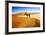 Wandering Dune of Sossuvlei in Namibia with Oryx Walking on It-mezzotint-Framed Photographic Print